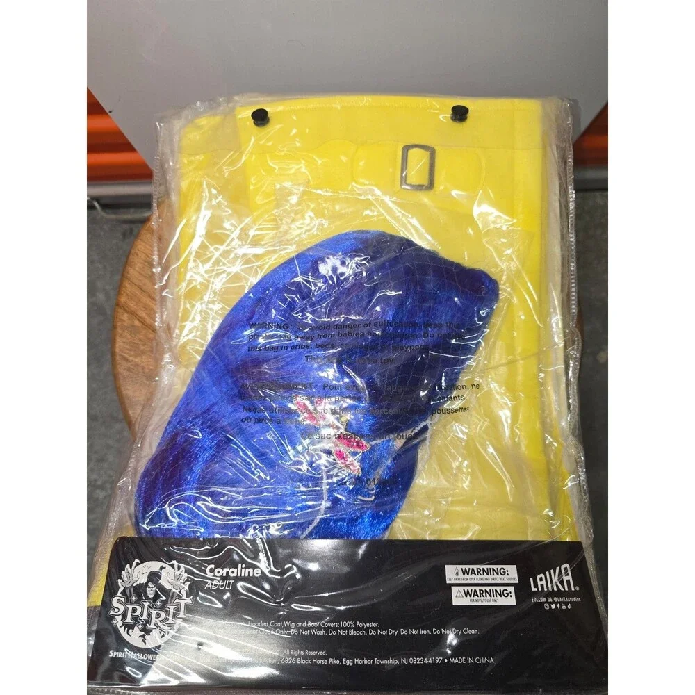 Spirit Halloween Adult Coraline Cosplay Size Adult LG - Picture 4 of 4